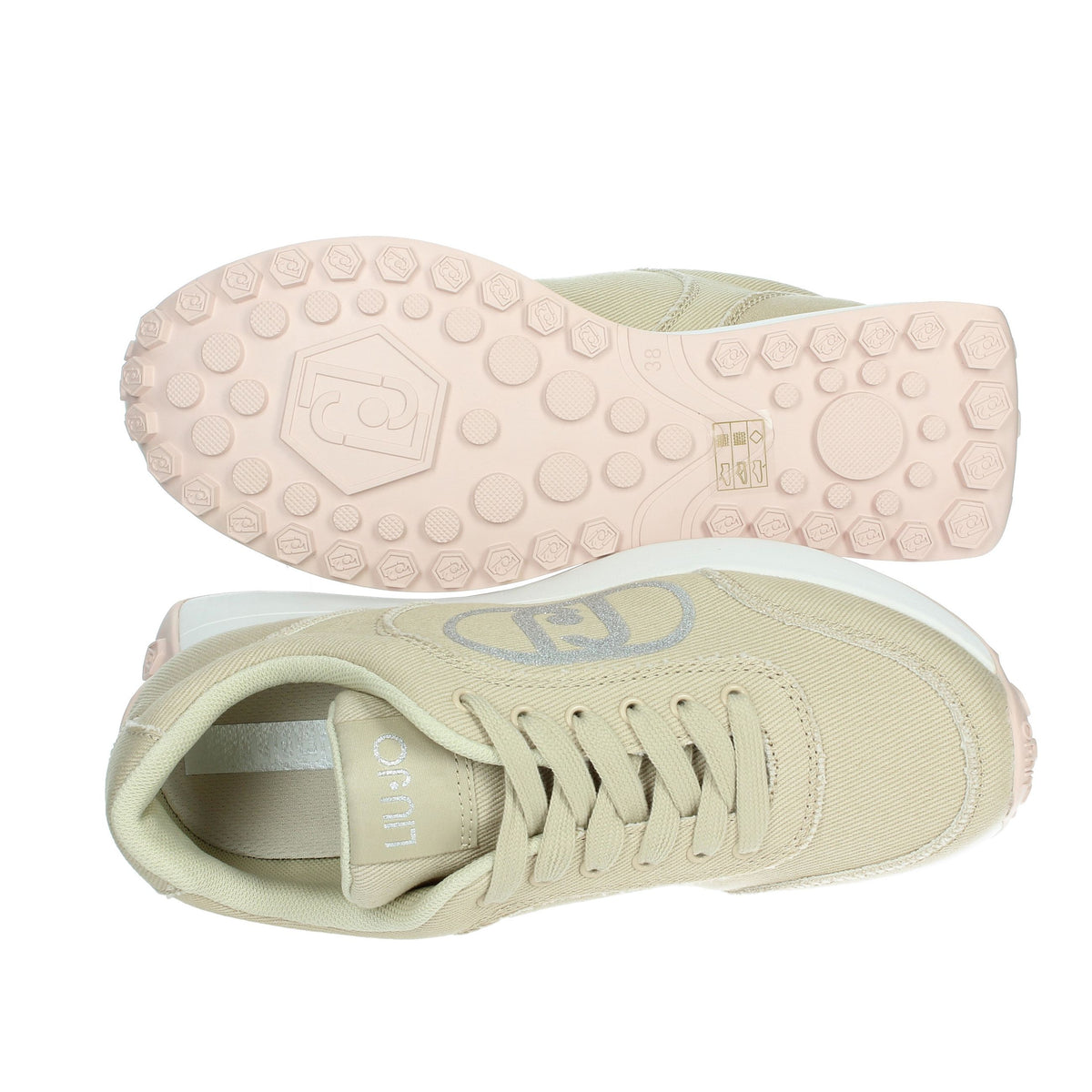 LIU-JO Donna Sneakers bassa LOLO 18 Beige