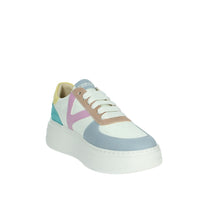 KEYS Donna Sneakers bassa K-10525 Bianco/Celeste