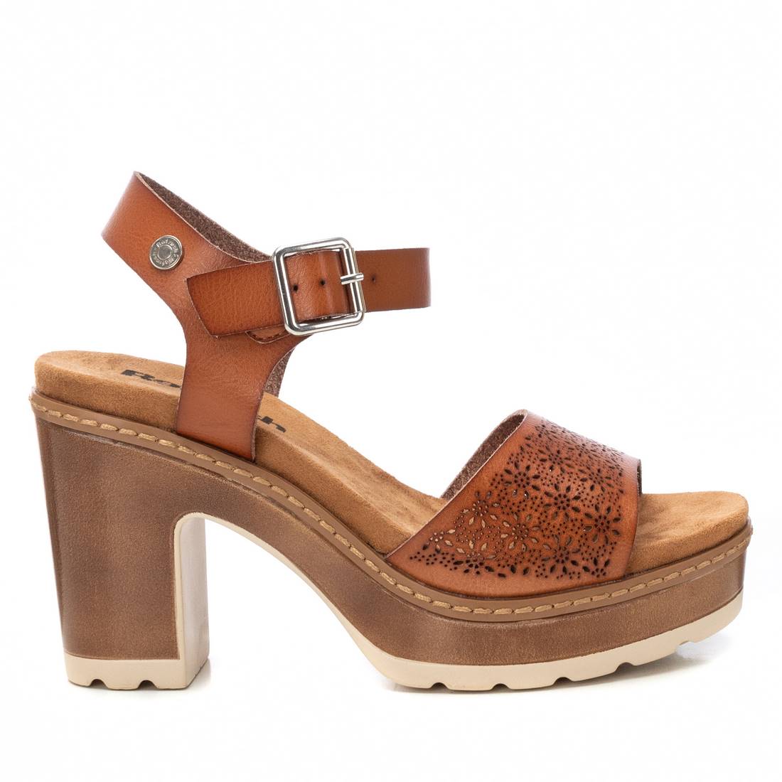 REFRESH Donna Sandali con tacco 172781 Cuoio