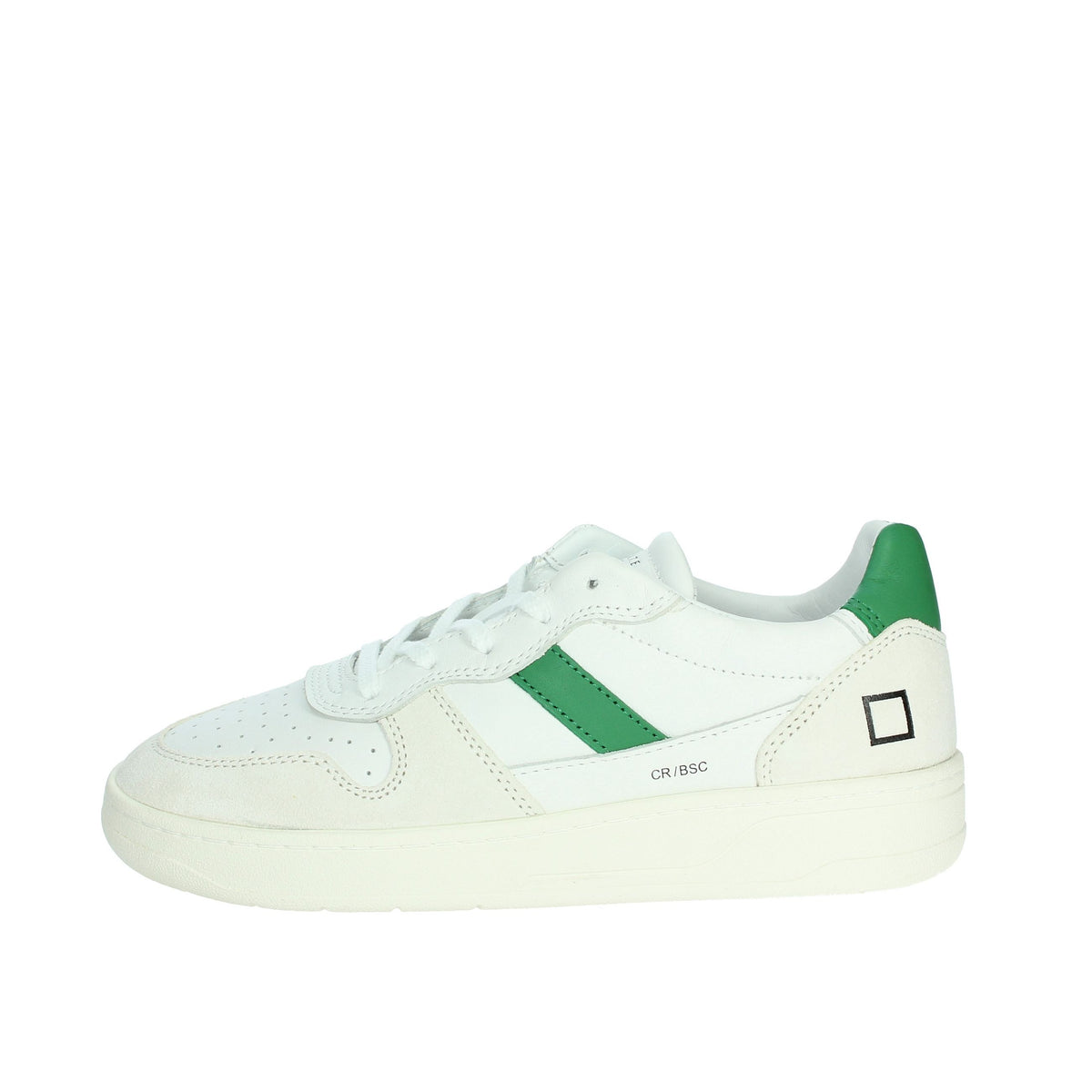 D.A.T.E. Unisex adulto Sneakers bassa J401-C2-BA-WG3 Bianco/Verde