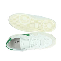 D.A.T.E. Unisex adulto Sneakers bassa J401-C2-BA-WG3 Bianco/Verde