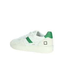 D.A.T.E. Unisex adulto Sneakers bassa J401-C2-BA-WG3 Bianco/Verde