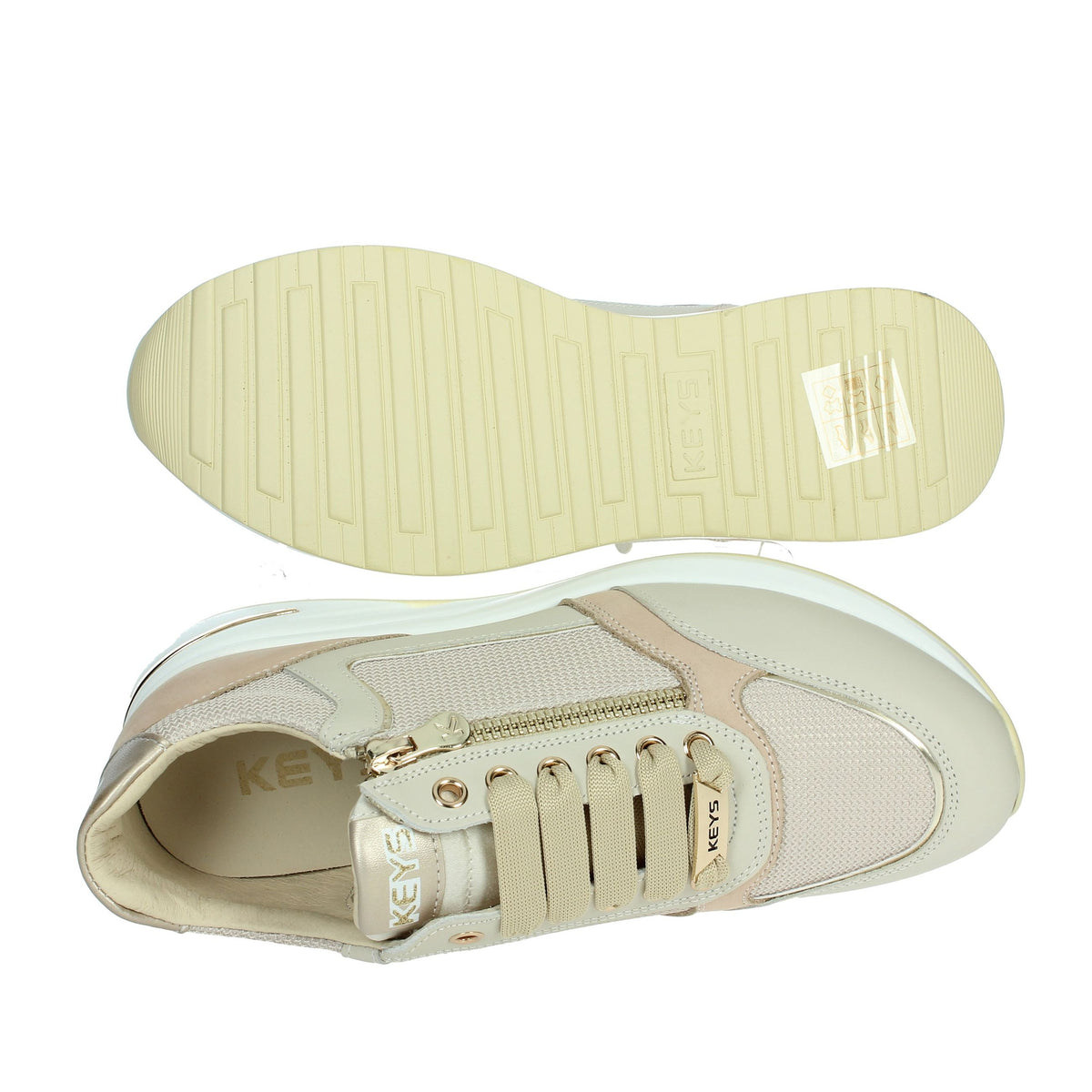 KEYS Donna Sneakers bassa K-10552 Beige