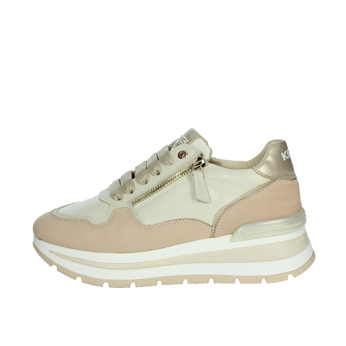 KEYS Donna Sneakers bassa K-10572 Beige/Cipria