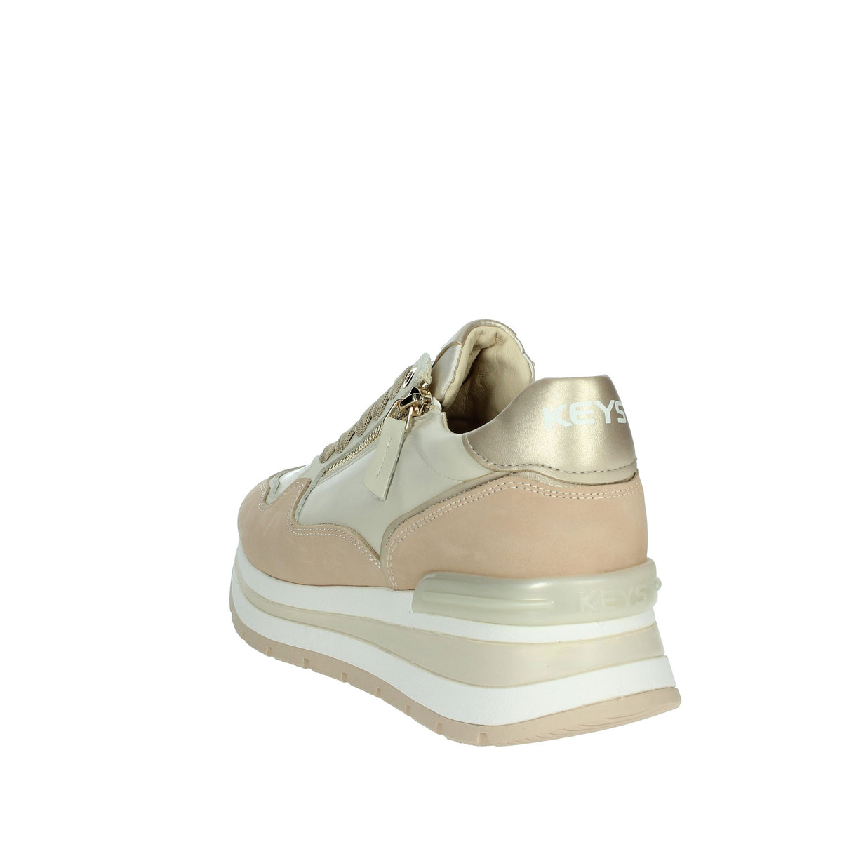 KEYS Donna Sneakers bassa K-10572 Beige/Cipria
