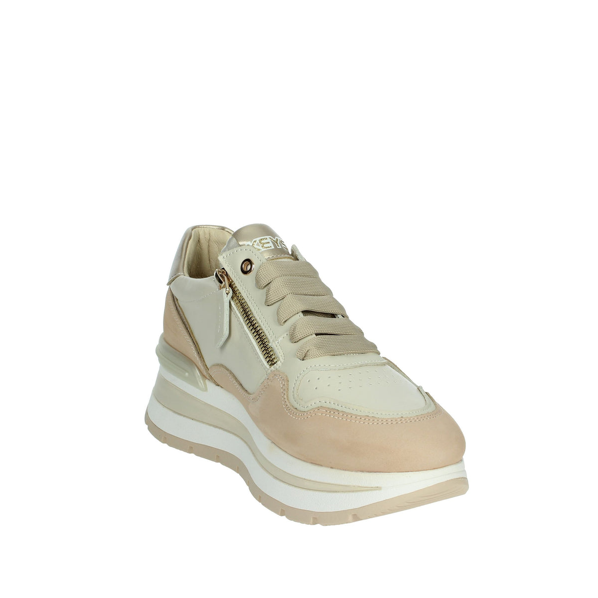 KEYS Donna Sneakers bassa K-10572 Beige/Cipria