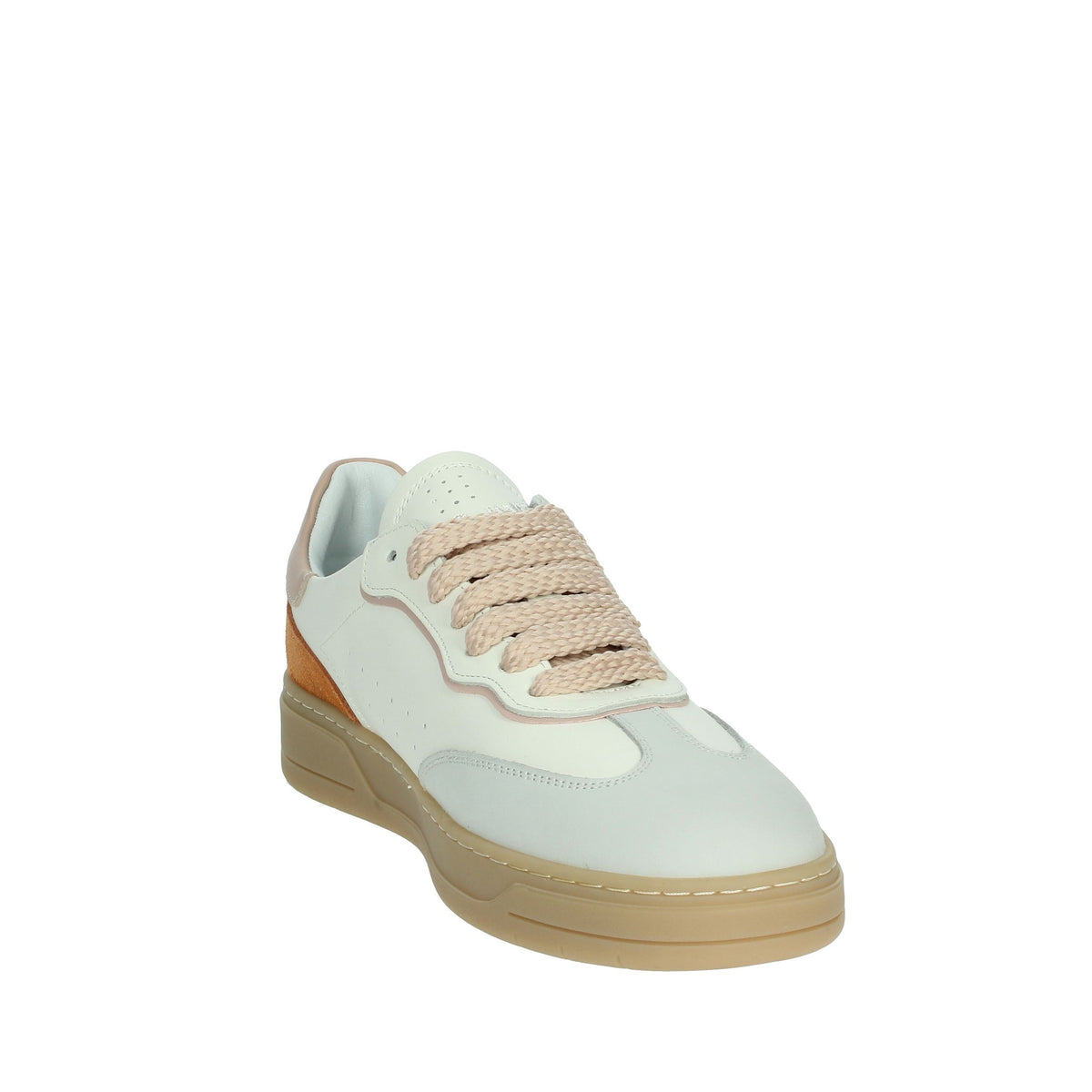 JANET & JANET Donna Sneakers bassa J-091 Bianco/Rosa