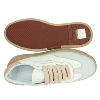 JANET & JANET Donna Sneakers bassa J-091 Bianco/Rosa