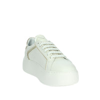 JANET & JANET Donna Sneakers bassa J-002 Bianco/Oro