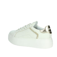 JANET & JANET Donna Sneakers bassa J-002 Bianco/Oro