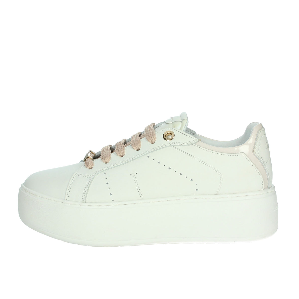 JANET & JANET Donna Sneakers bassa J-004 Bianco/Rosa
