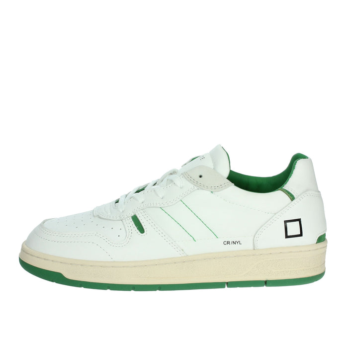 D.A.T.E. Uomo Sneakers bassa M401-C2-NY-WG Bianco/Verde