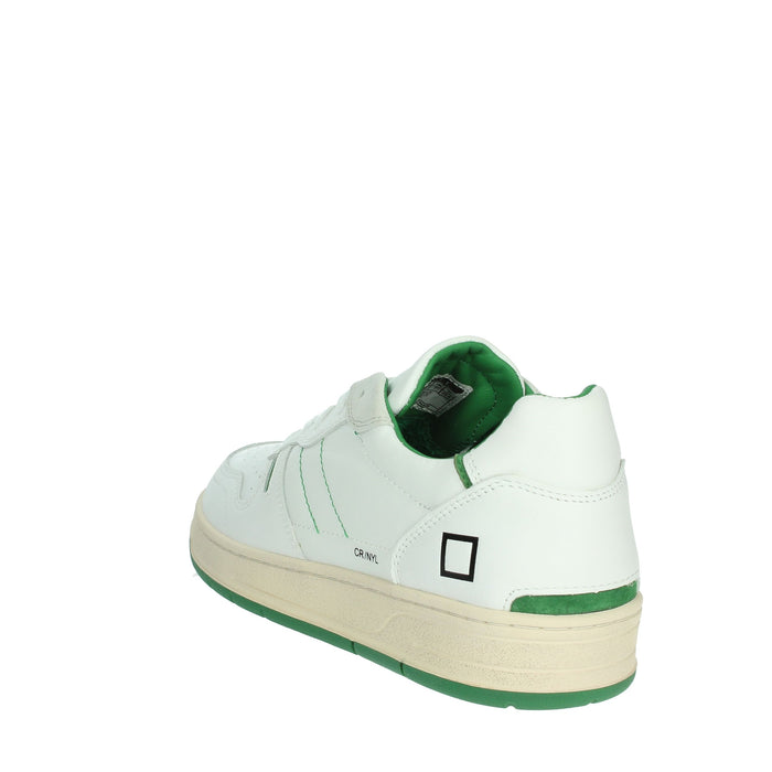D.A.T.E. Uomo Sneakers bassa M401-C2-NY-WG Bianco/Verde