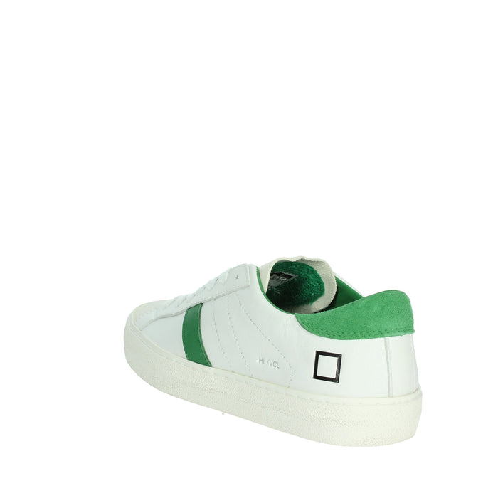 D.A.T.E. Donna Sneakers bassa W401-HL-VD-WG Bianco/Verde
