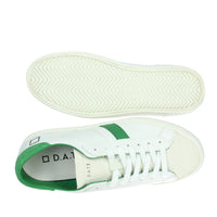 D.A.T.E. Donna Sneakers bassa W401-HL-VD-WG Bianco/Verde