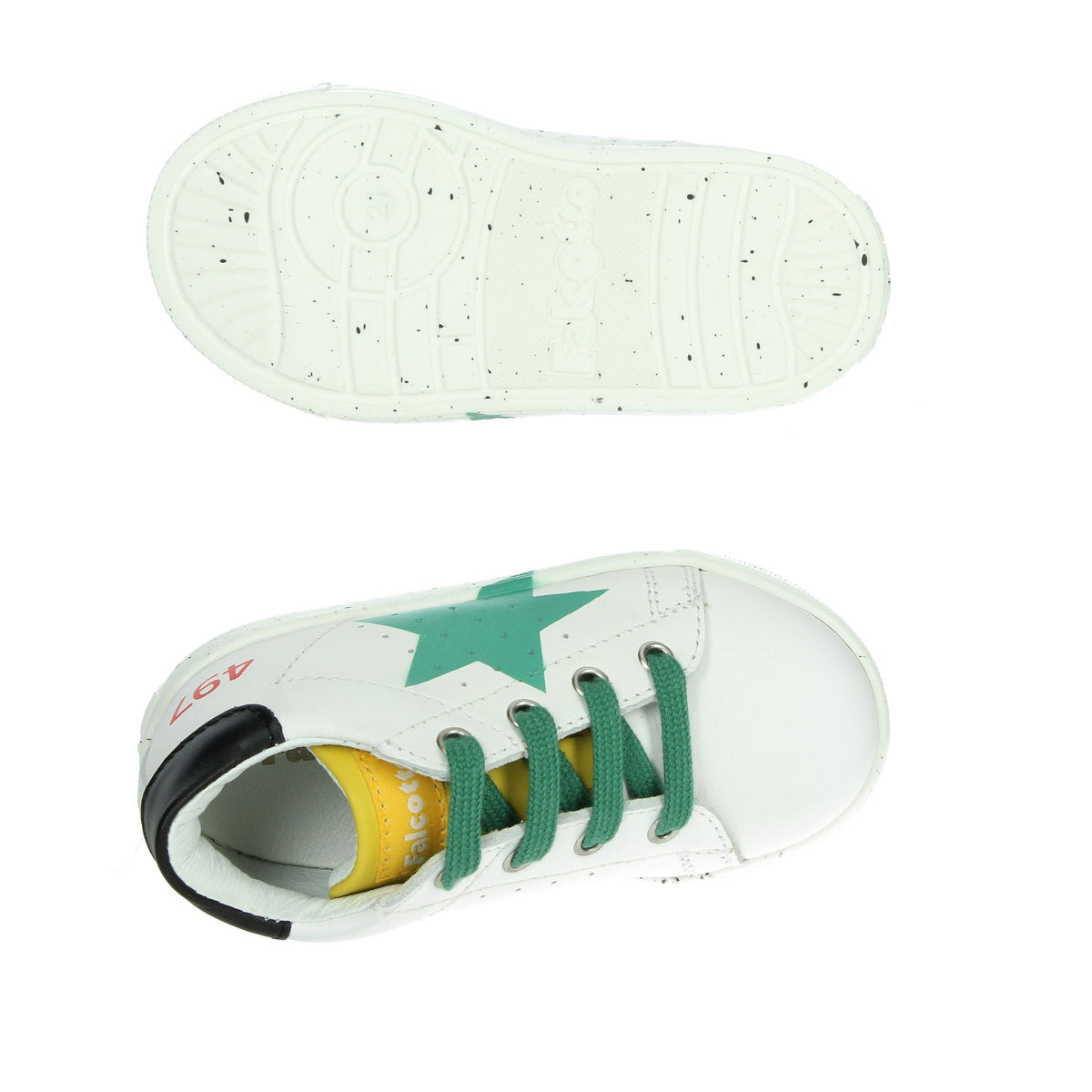 FALCOTTO Bambini e ragazzi Sneakers bassa 0012015331.01.1N83 Bianco/Verde