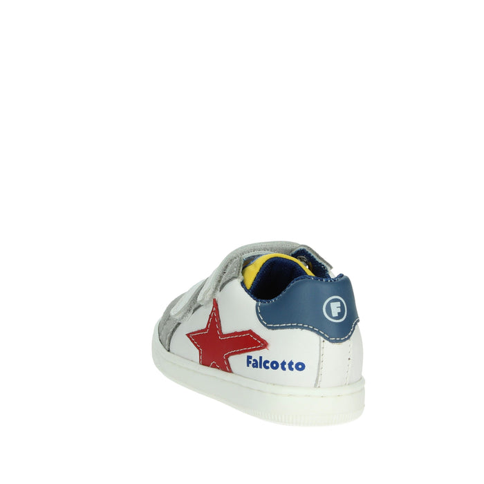 FALCOTTO Bambini e ragazzi Sneakers bassa 0012017751.01.1N06 Bianco/Grigio