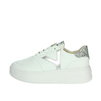 KEYS Donna Sneakers bassa K-10525 Bianco/Argento