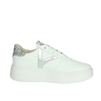 KEYS Donna Sneakers bassa K-10525 Bianco/Argento