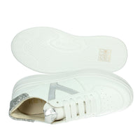 KEYS Donna Sneakers bassa K-10525 Bianco/Argento