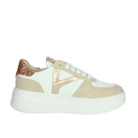 KEYS Donna Sneakers bassa K-10525 Bianco/Rosa