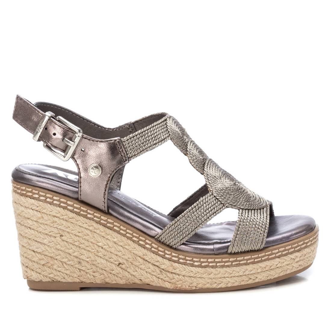 Xti Donna Sandali con zeppa 142320 Antracite