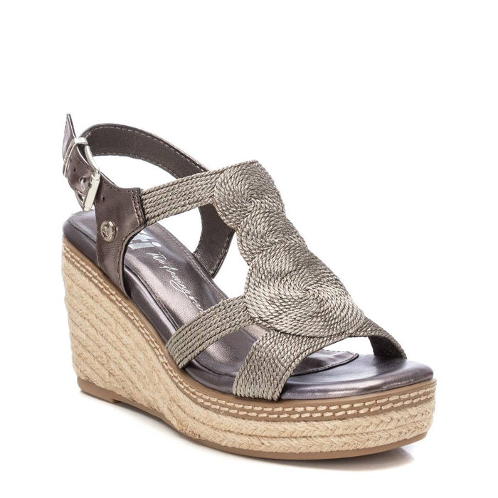 Xti Donna Sandali con zeppa 142320 Antracite