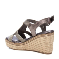Xti Donna Sandali con zeppa 142320 Antracite