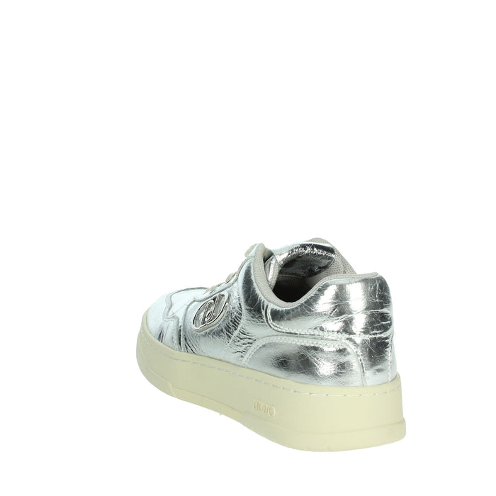 LIU-JO Donna Sneakers bassa ME 03 Argento