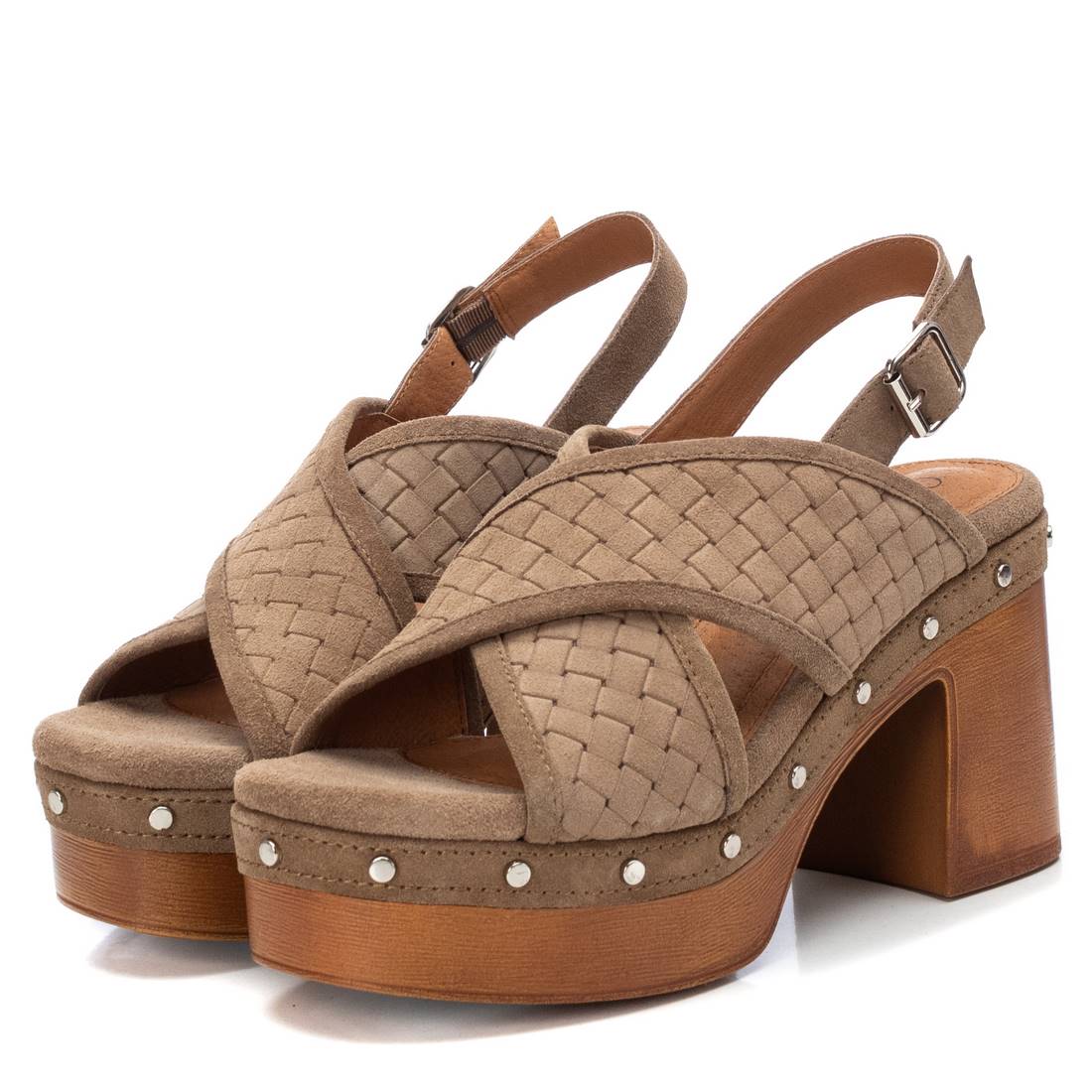 Carmela Donna Sandali con tacco 160616 Taupe