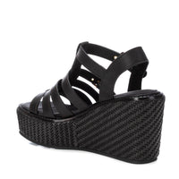Carmela Donna Sandali con zeppa 161388 Nero