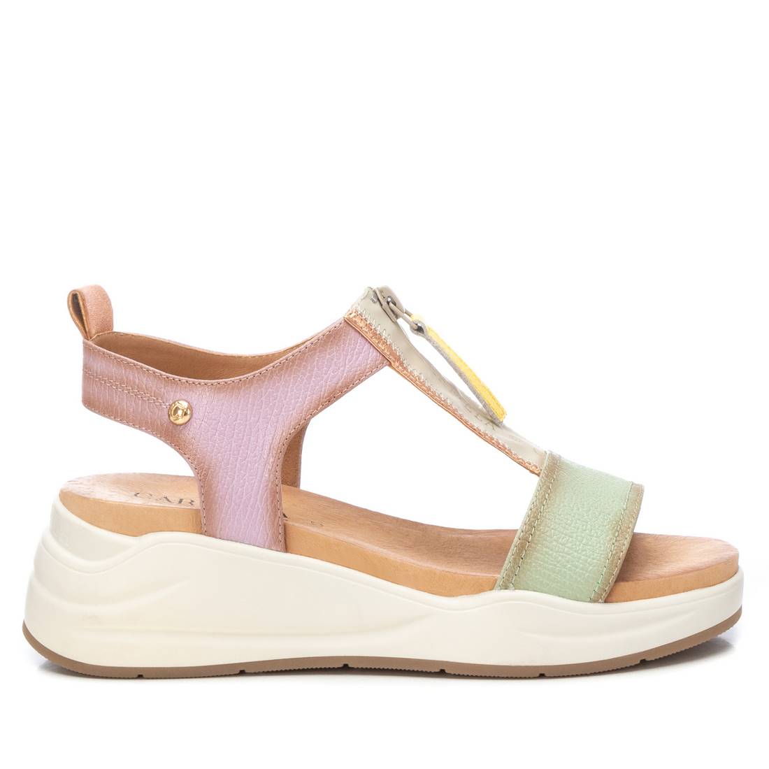 Carmela Donna Sandali con zeppa 161550 Verde Acqua