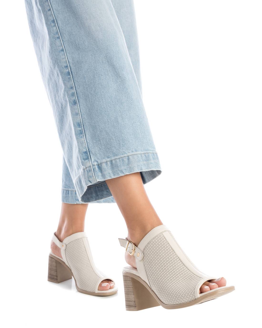 Carmela Donna Sandali con tacco 161597 Bianco