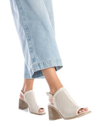 Carmela Donna Sandali con tacco 161597 Bianco