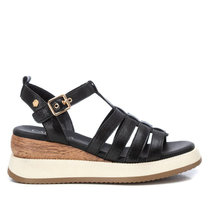 Carmela Donna Sandali con zeppa 161609 Nero
