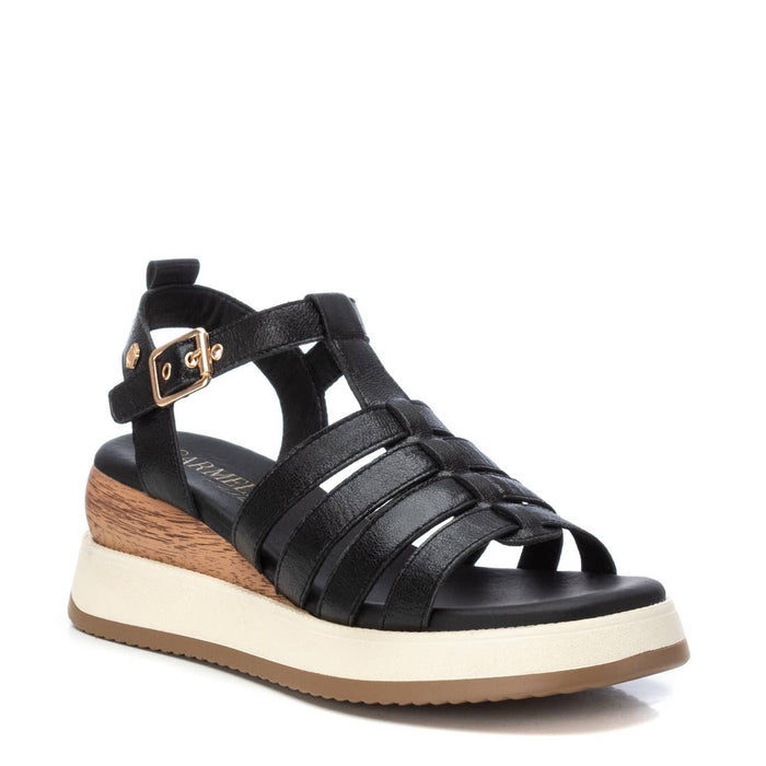 Carmela Donna Sandali con zeppa 161609 Nero