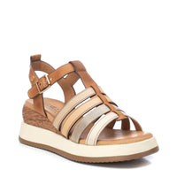 Carmela Donna Sandali con zeppa 161607 Cuoio