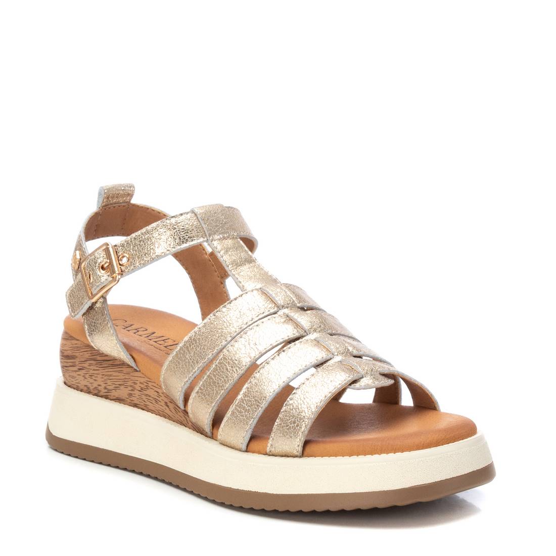 Carmela Donna Sandali con zeppa 161609 Oro