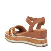 Carmela Donna Sandali con zeppa 160589 Cuoio