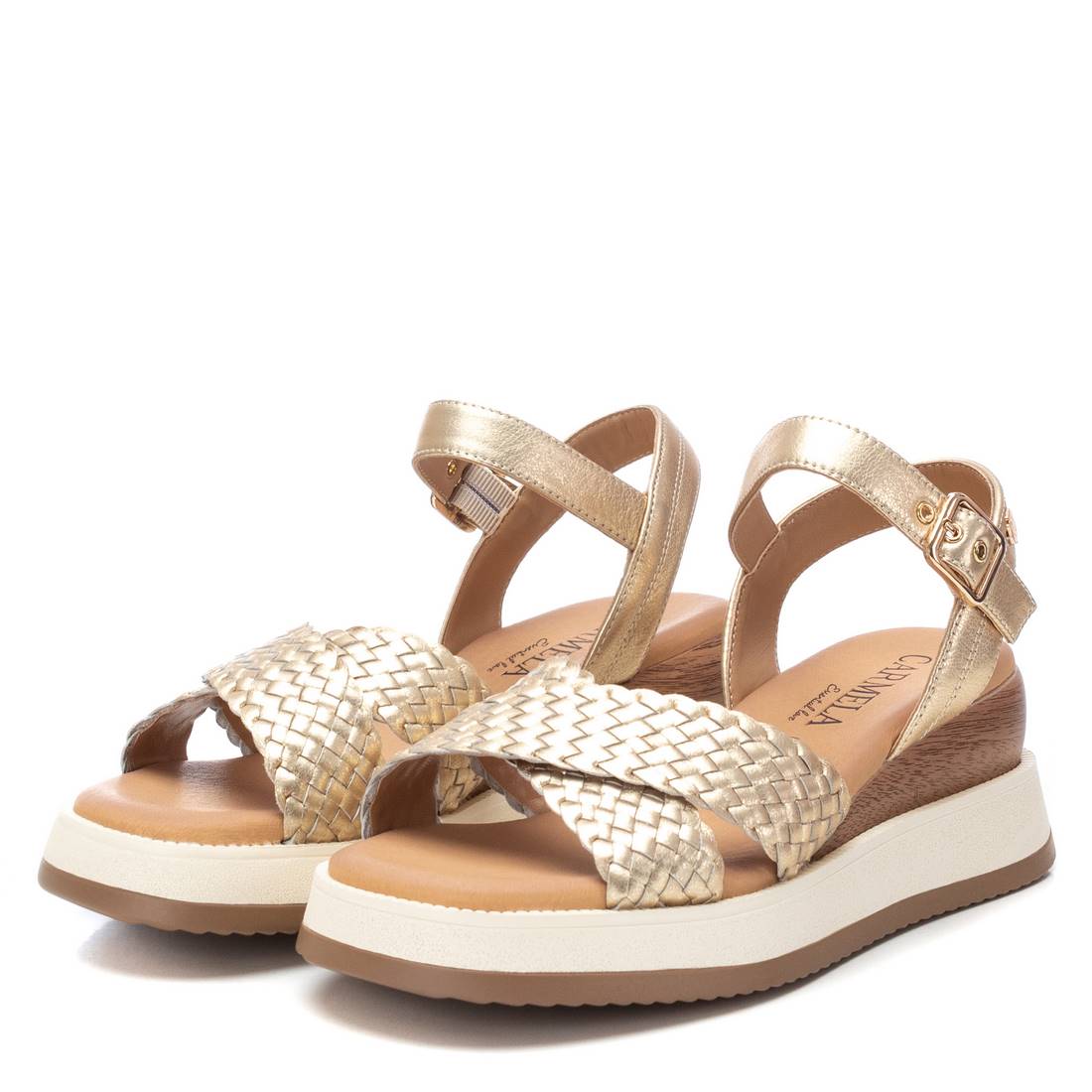 Carmela Donna Sandali con zeppa 161391 Oro