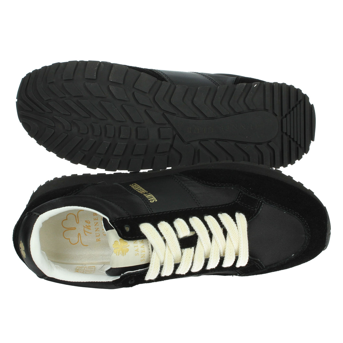SAINT SNEAKERS Uomo Sneakers bassa RUNNER CLUB Nero