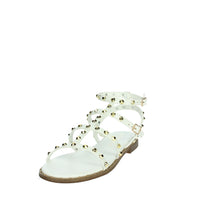 PATRIZIA PEPE Bambine e ragazze Sandali bassi J3717.27 Bianco/Oro