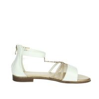 PATRIZIA PEPE Bambine e ragazze Sandali bassi PJ293.27 Bianco/Oro
