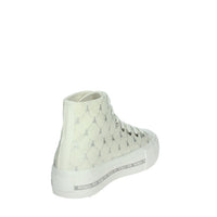 PATRIZIA PEPE Bambine e ragazze Sneakers alta PJ257.30 Bianco/Argento