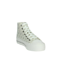 PATRIZIA PEPE Bambine e ragazze Sneakers alta PJ257.30 Bianco/Argento