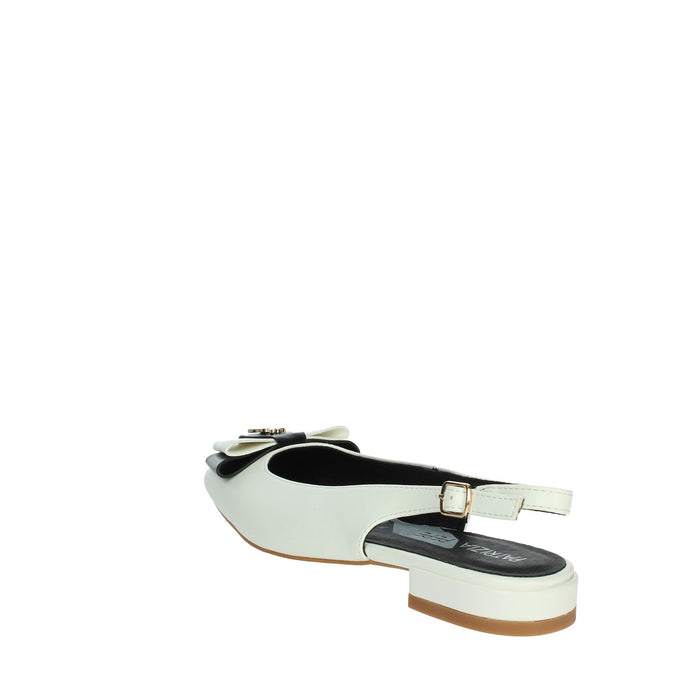 PATRIZIA PEPE Bambine e ragazze Ballerine PJ276.06 Bianco/Nero
