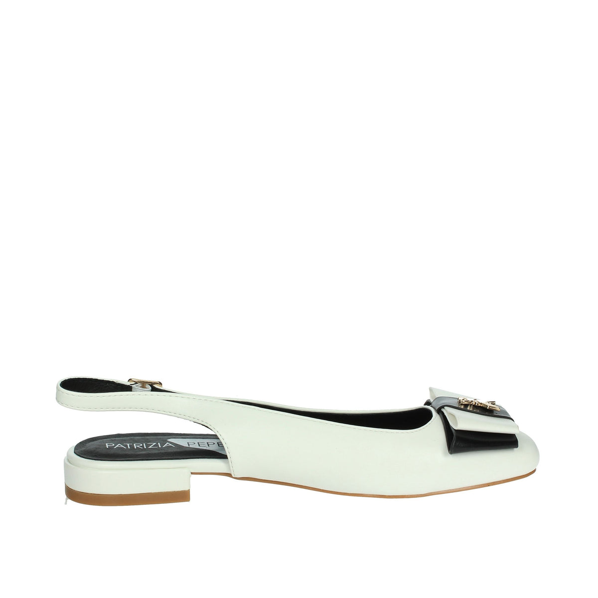 PATRIZIA PEPE Bambine e ragazze Ballerine PJ276.06 Bianco/Nero