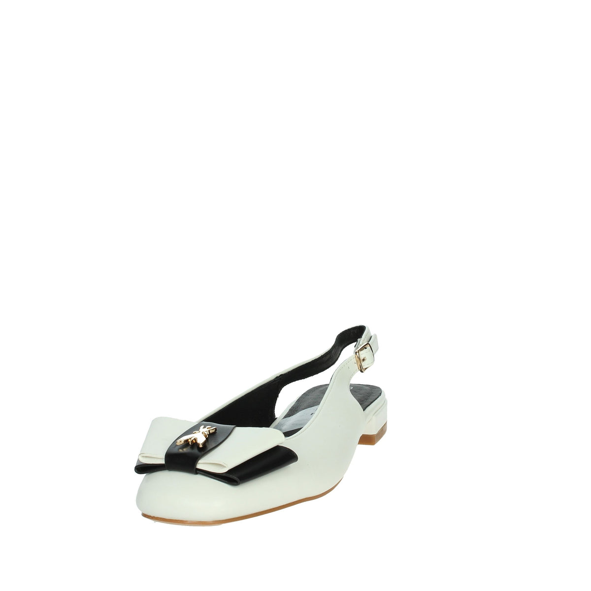 PATRIZIA PEPE Bambine e ragazze Ballerine PJ276.06 Bianco/Nero