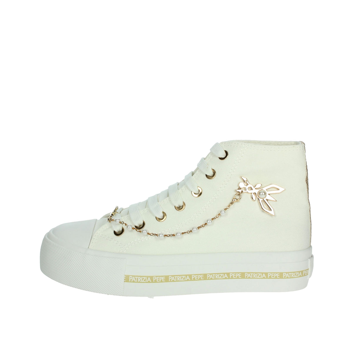 PATRIZIA PEPE Bambine e ragazze Sneakers alta PJ258.27 Bianco