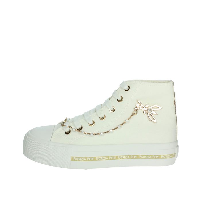 PATRIZIA PEPE Bambine e ragazze Sneakers alta PJ258.27 Bianco